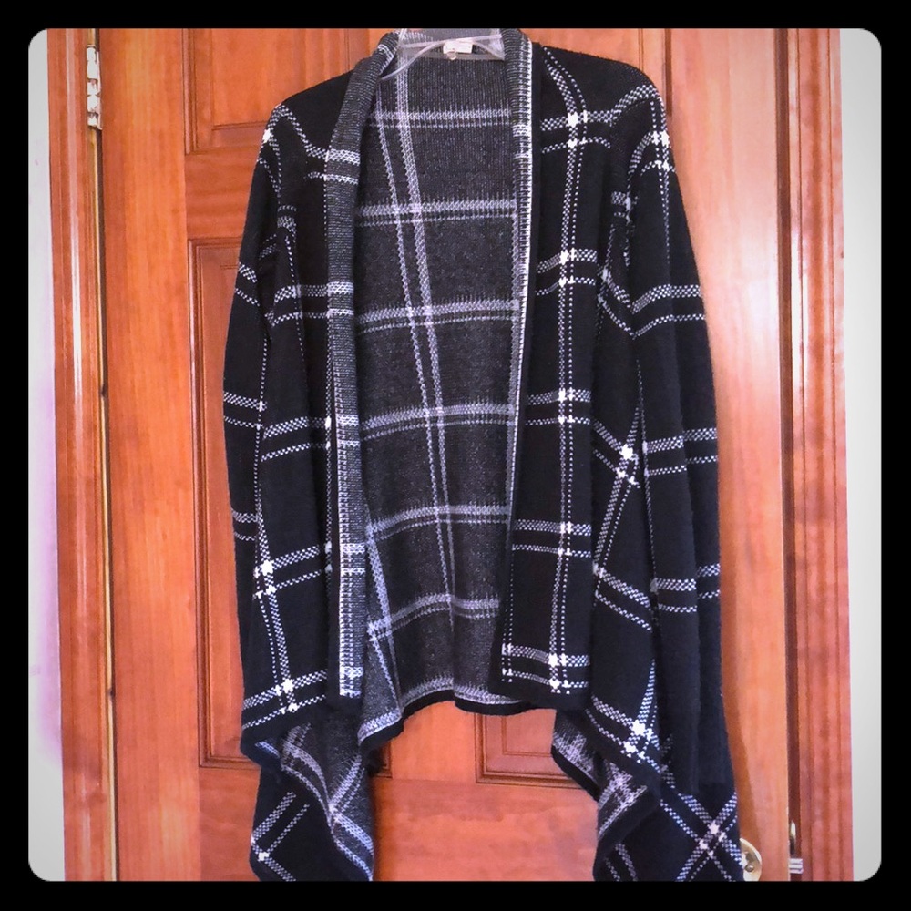 Target checkered cardigan